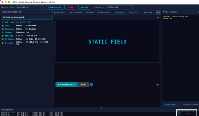 Tesla / static-field scan