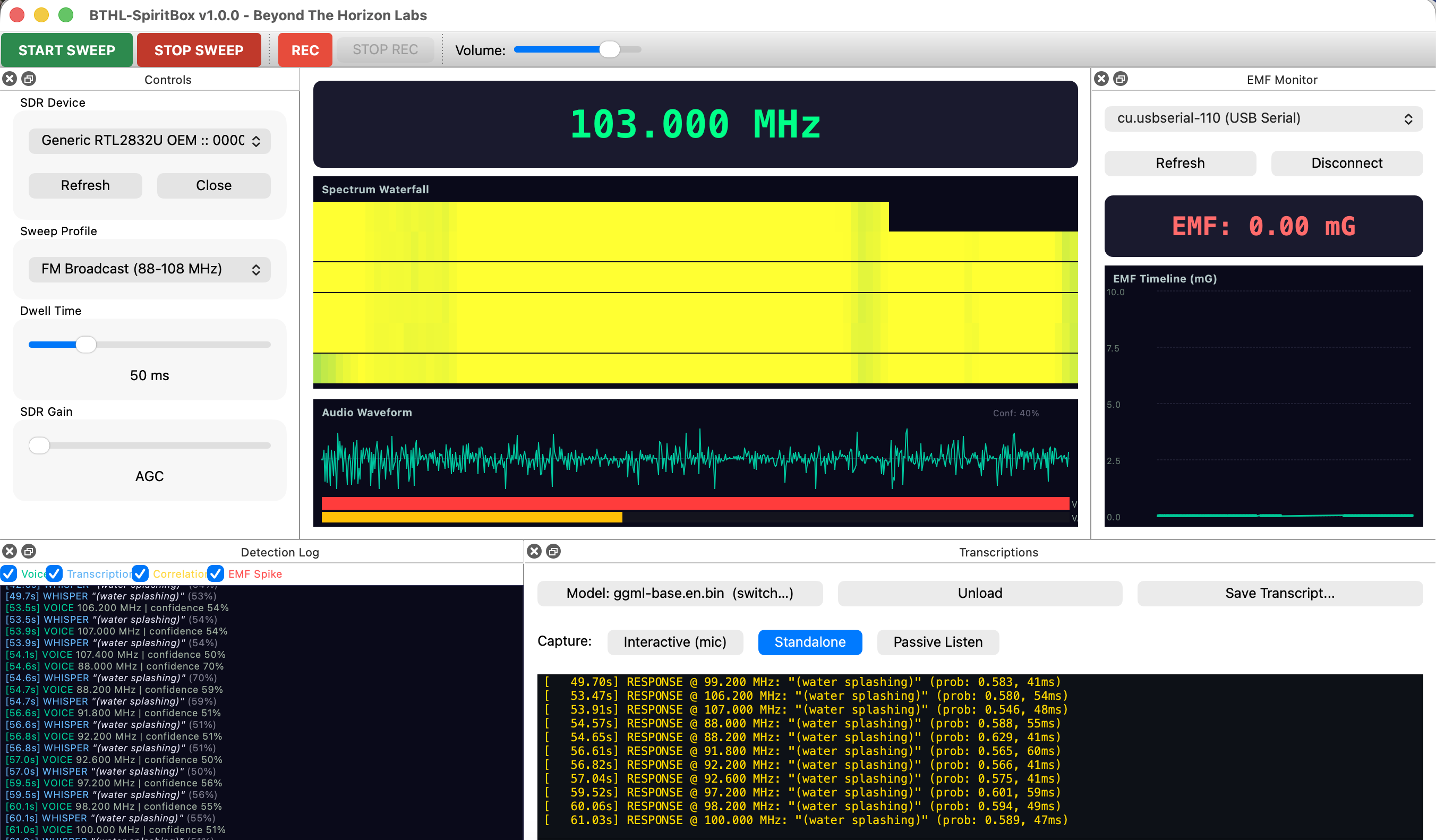 Live, On-Device AI Transcription